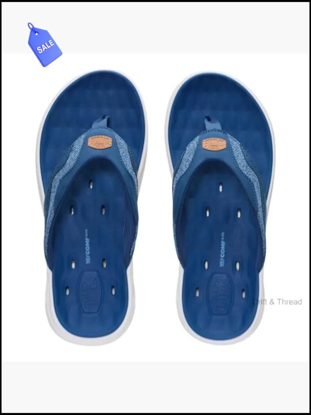 Men's Hey2O Mesh Flip Flop Sandal - Breathable Quick Dry Water Friendly